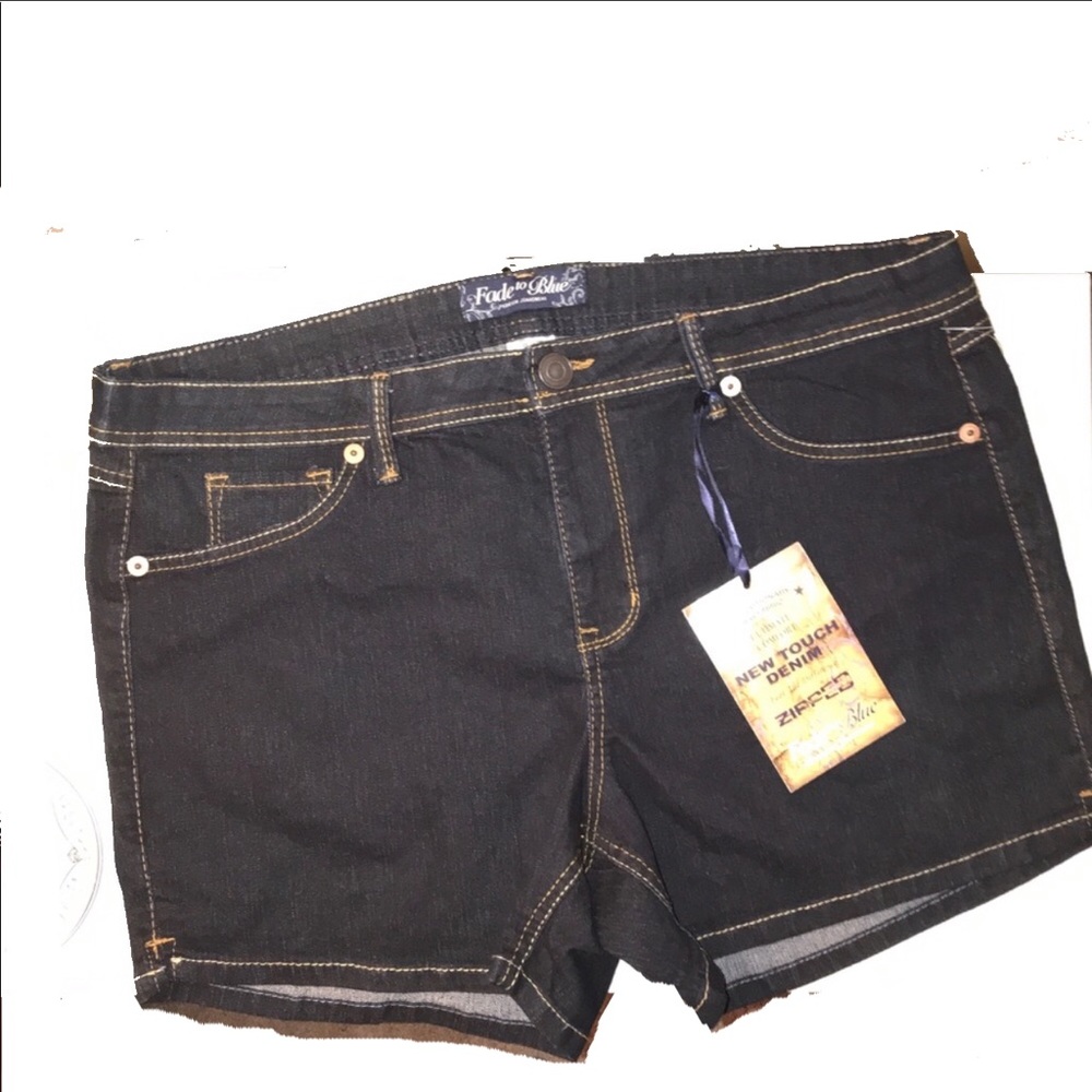 Fade to Blue Denim Shorts